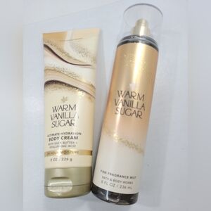 BATH & BODY WORKS WARM VANILLA SUGAR SET NEW